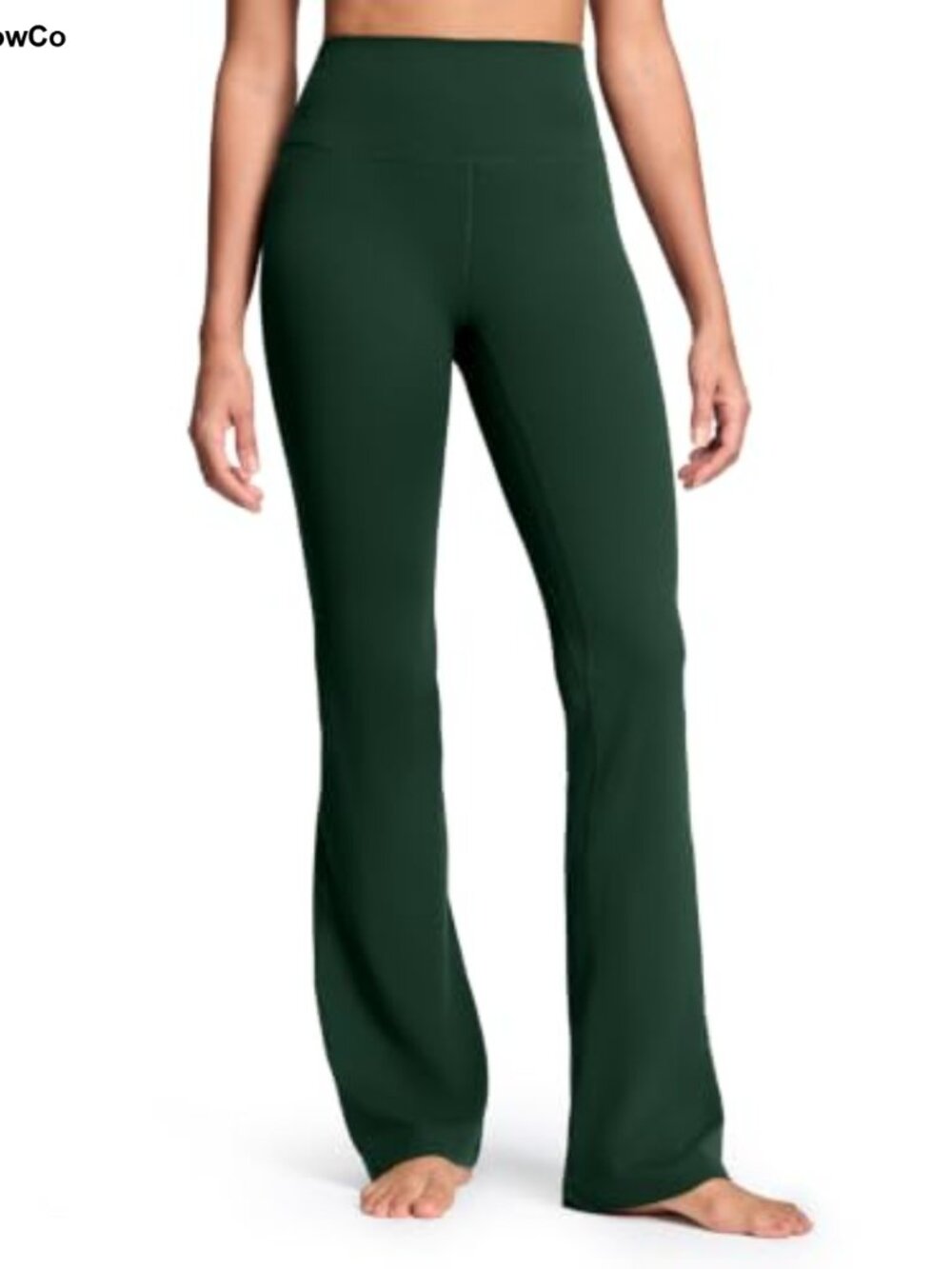 Flare Leggings High Rise Tummy Control Yoga Pants Flared